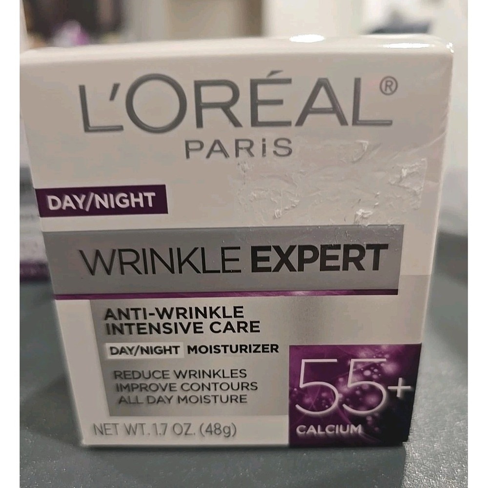 L'Oreal Wrinkle Expert‎ 55+ Day/Night Moisturizer 1.7 oz NEW